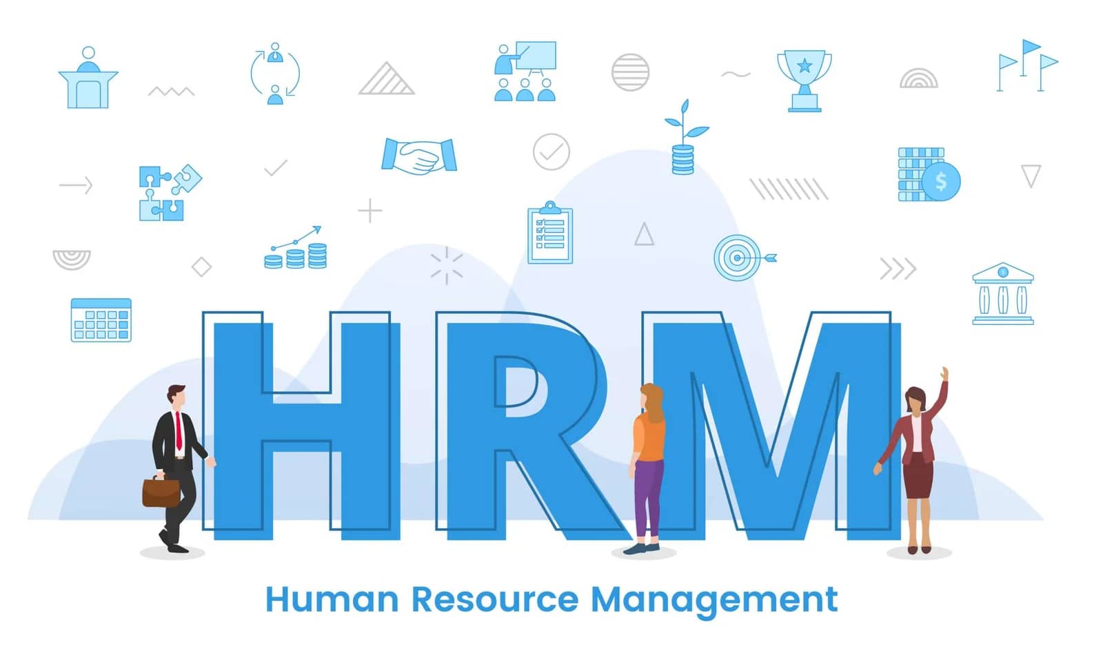 Human Resource Management System (HRMS) dashboard for employee management, payroll, and attendance tracking