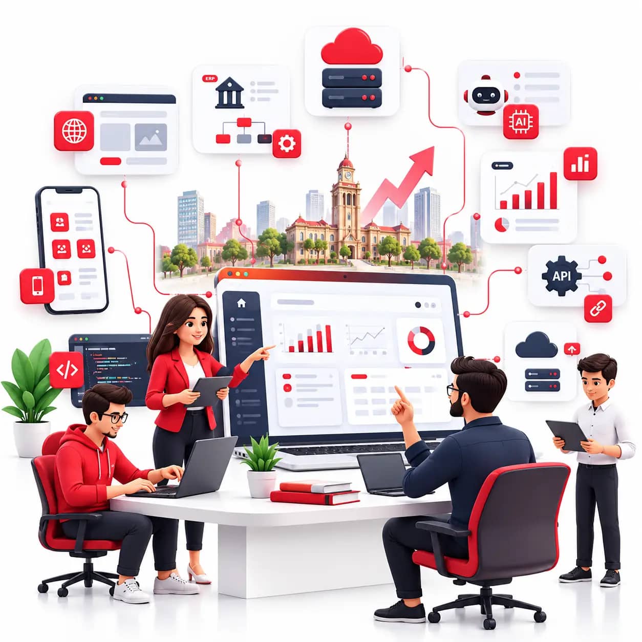 Custom software development and digital technology solutions by Mega Tech Bot