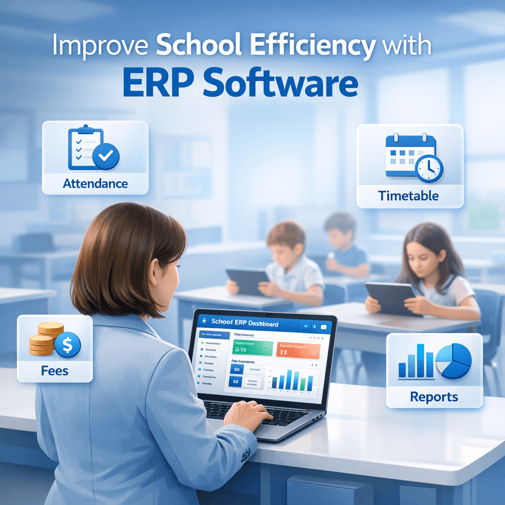 How Schools Can Improve Efficiency Using School ERP Software