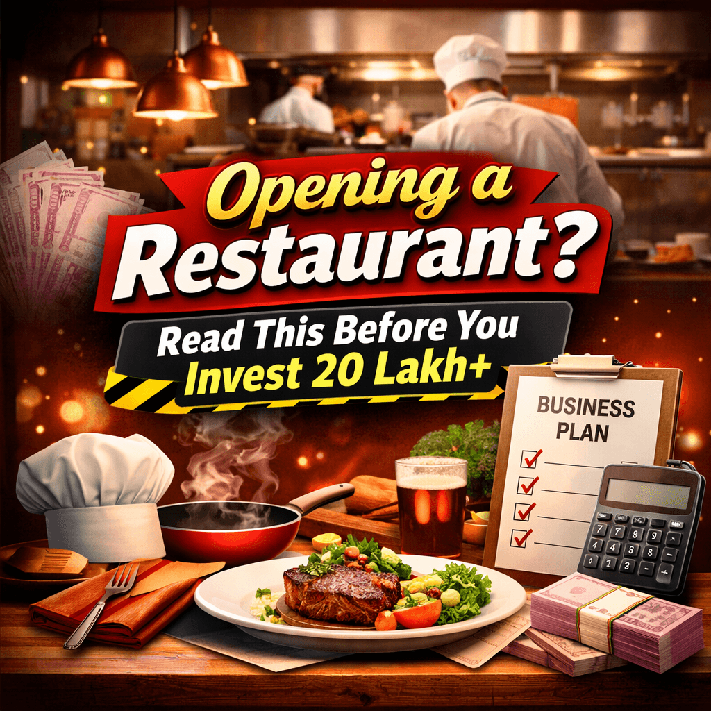 Opening a Restaurant? Read This Before You Invest 20 Lakh+