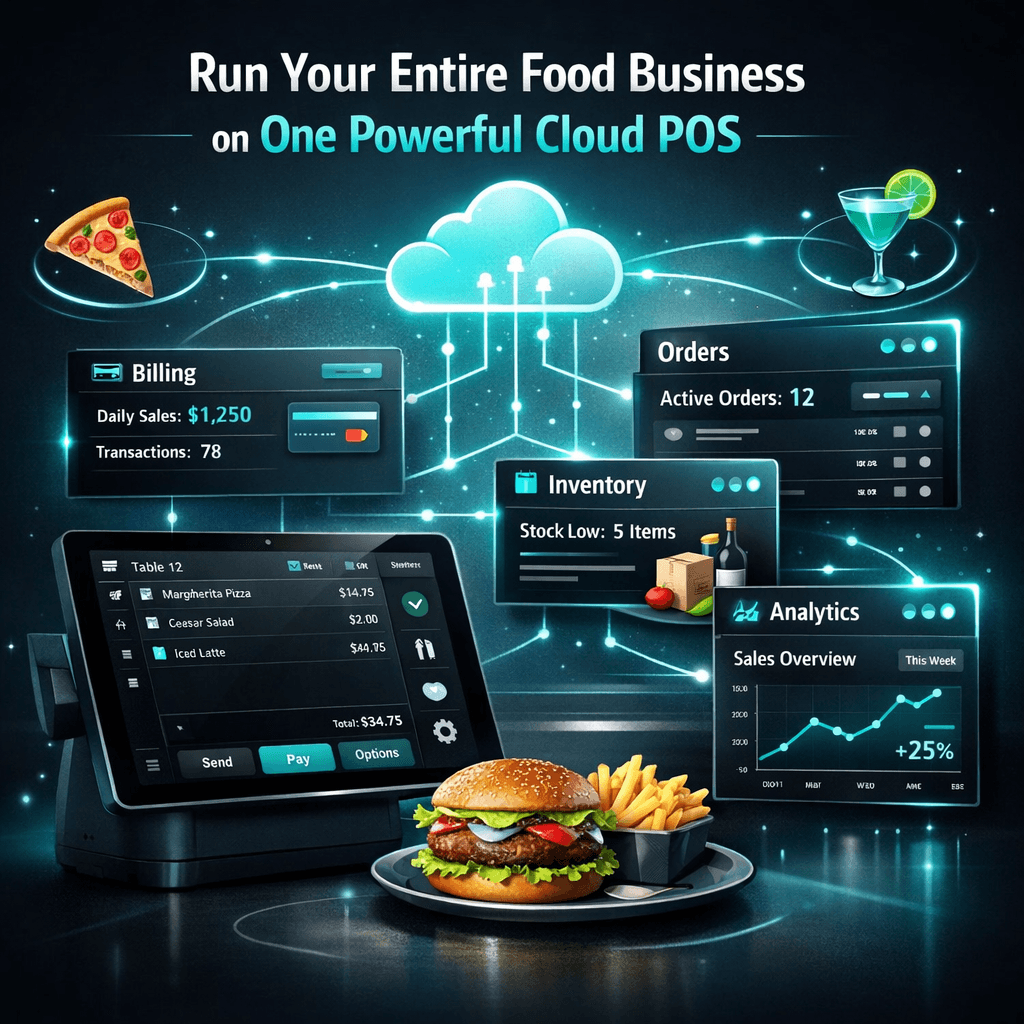 Run Your Entire Food Business on One Powerful Cloud POS